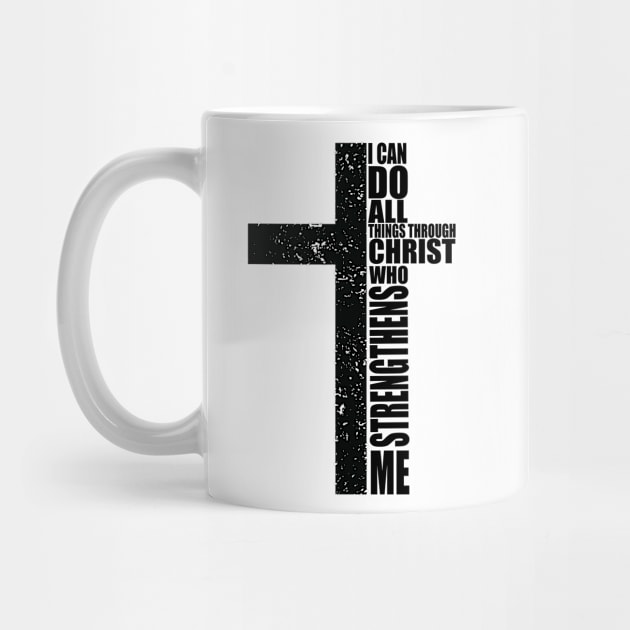 Jesus Bible text Cross sign Christian for men and women T-Shirt by AVATAR-MANIA